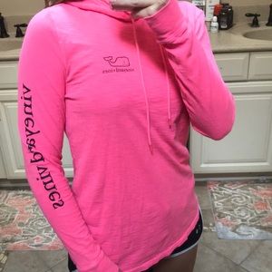 Hot Pink Vineyard Vines pullover